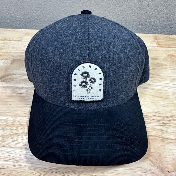 Travis Mathew Golf Baseball Hat Snapback Flex Black And Gray  NWT Nightjar - Picture 3 of 8